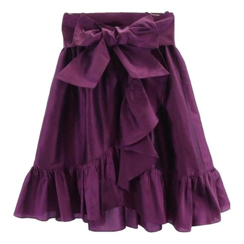Pre-owned Saint Laurent Mid-length Skirt In Purple