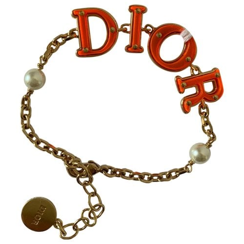 Pre-owned Dior Dio(r)evolution Bracelet In Orange