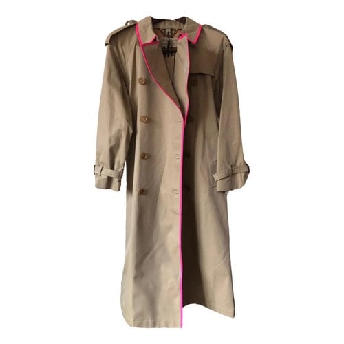 Pre-owned Burberry Kensington Trench Coat In Camel
