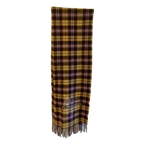 Pre-owned Acne Studios Wool Scarf In Multicolour