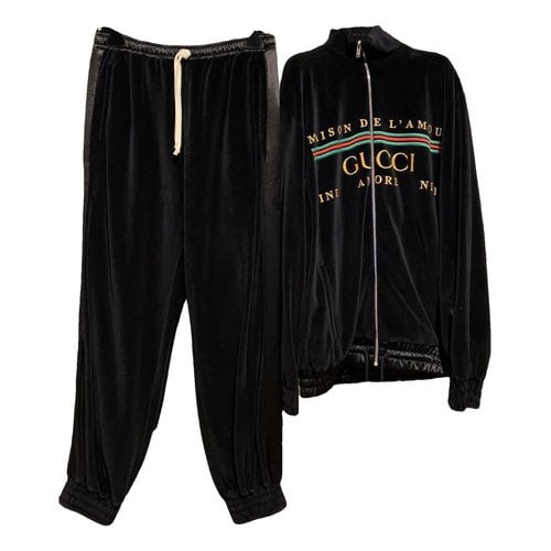 Pre-owned Gucci Jumpsuit In Black