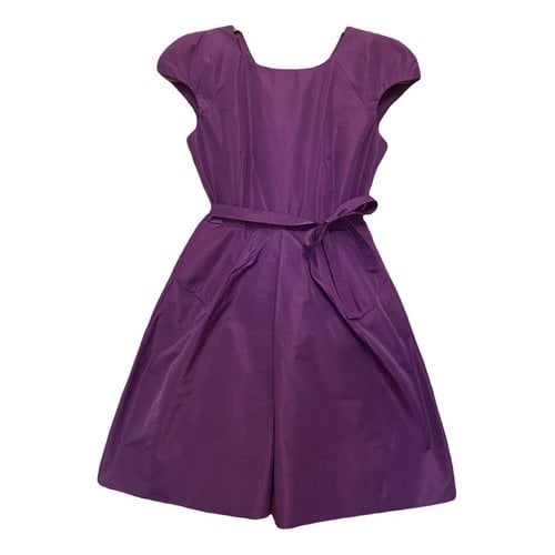 Pre-owned Miu Miu Mini Dress In Purple