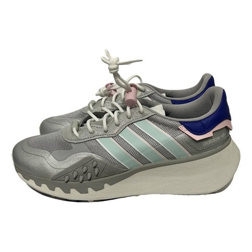 Pre-owned Adidas Originals Trainers In Silver