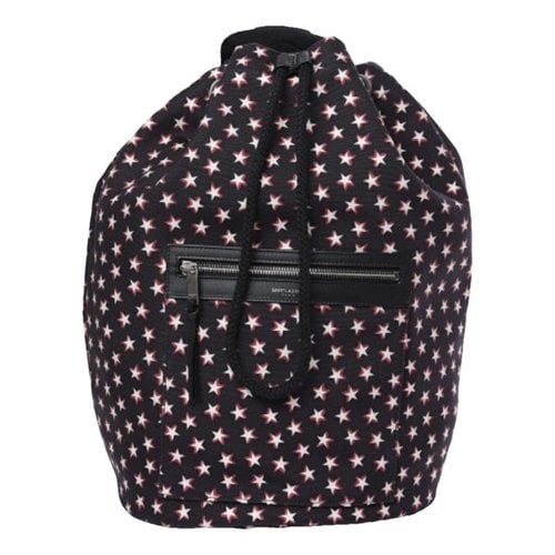 Pre-owned Saint Laurent Cloth Backpack In Multicolour