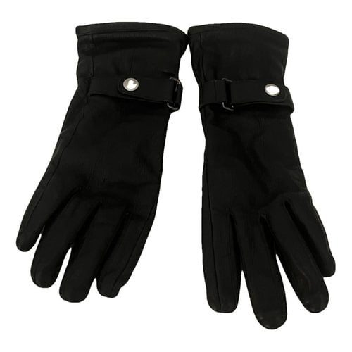 Pre-owned Filippa K Leather Gloves In Black
