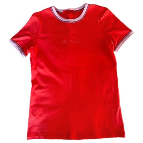 Pre-owned Max & Co T-shirt In Red