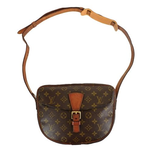 Pre-owned Louis Vuitton Jeune Fille Leather Crossbody Bag In Brown