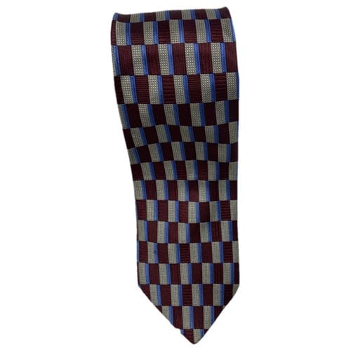 Pre-owned Prada Silk Tie In Blue
