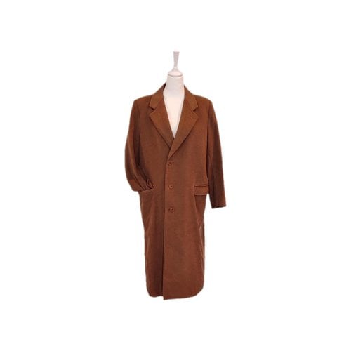 Pre-owned Pierre Cardin Cashmere Coat In Brown