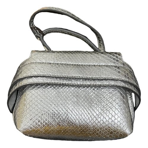 Pre-owned Tod's Leather Crossbody Bag In Silver