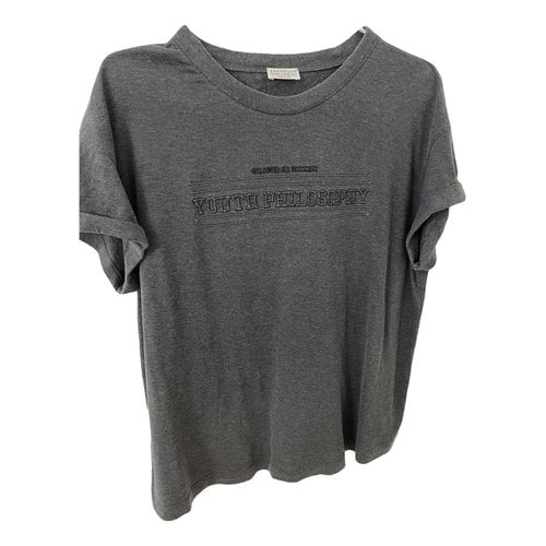 Pre-owned Brunello Cucinelli T-shirt In Anthracite