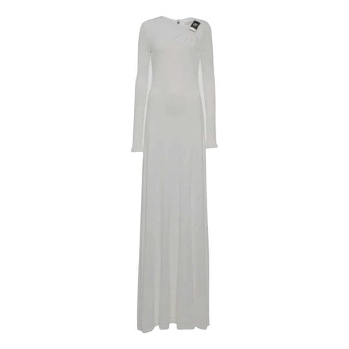 Pre-owned Christopher Kane Maxi Dress In White