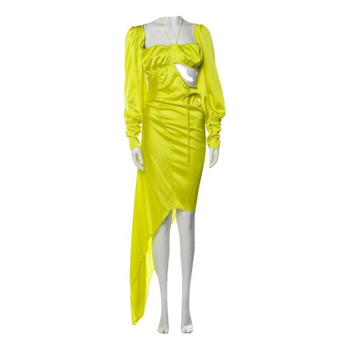 Pre-owned For Love & Lemons Mid-length Dress In Yellow