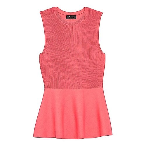 Pre-owned Theory Top In Pink