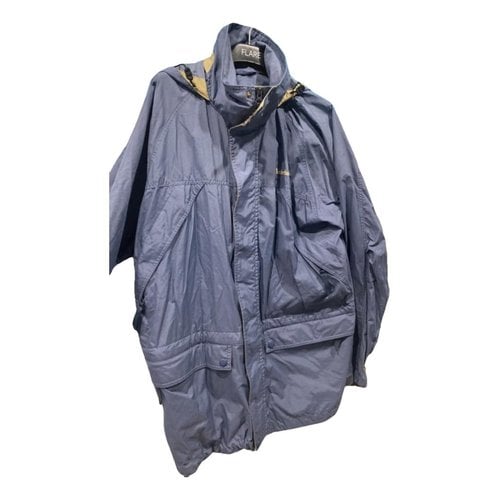 Pre-owned Timberland Trenchcoat In Navy
