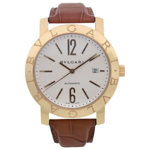 Pre-owned Bvlgari Yellow Gold Watch In Multicolour