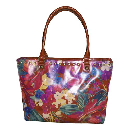 Pre-owned Patricia Nash Leather Handbag In Multicolour