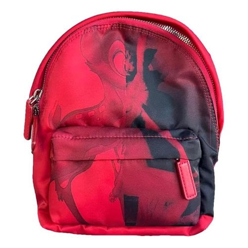 Pre-owned Givenchy Cloth Backpack In Red