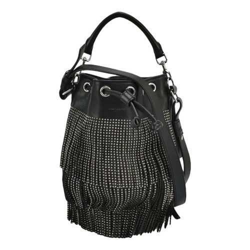 Pre-owned Saint Laurent Emmanuelle Leather Handbag In Black
