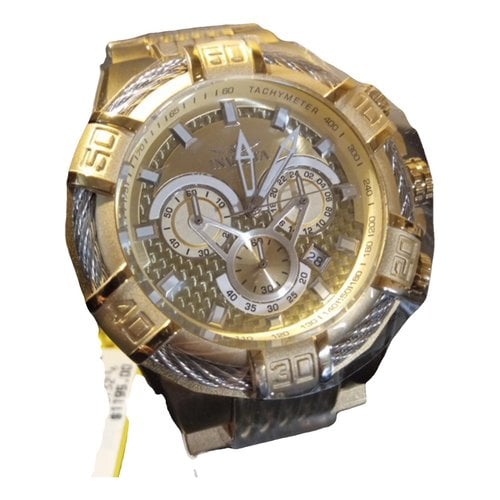 Pre-owned Invicta Watch In Gold