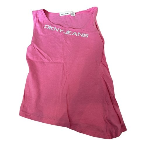 Pre-owned Dkny Top In Pink