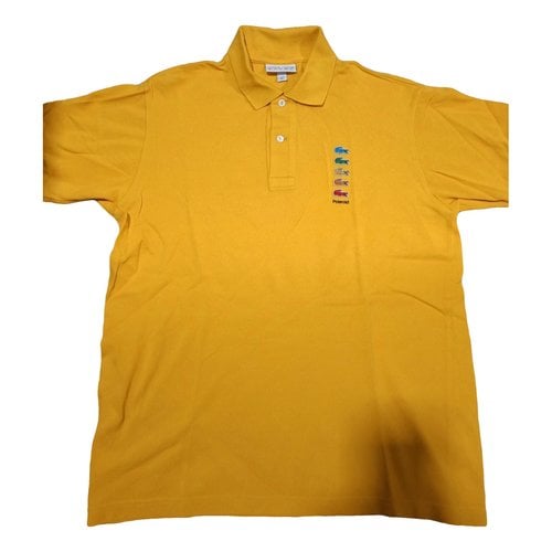 Pre-owned Lacoste Polo Shirt In Yellow