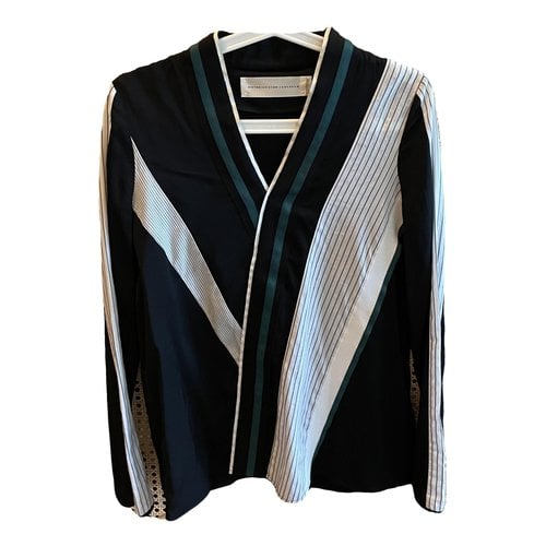 Pre-owned Victoria Beckham Silk Blouse In Multicolour