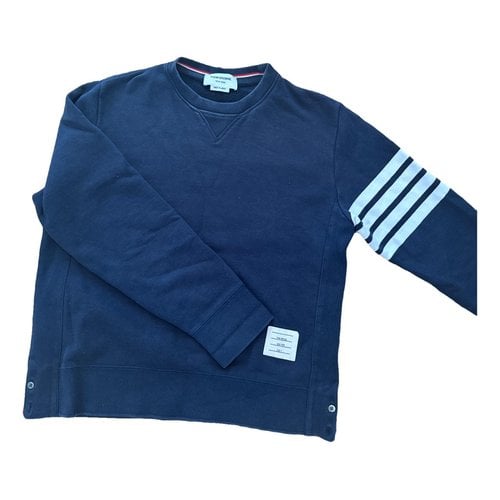 Pre-owned Thom Browne Sweatshirt In Blue