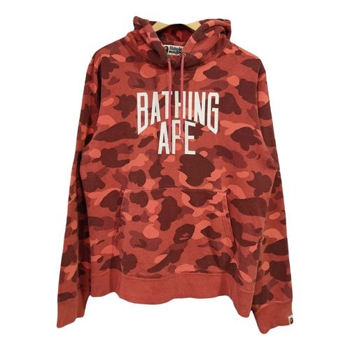 Pre-owned A Bathing Ape Pull In Red