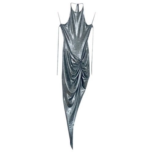 Pre-owned Alexandre Vauthier Mid-length Dress In Silver