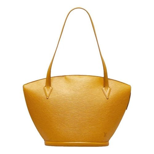 Pre-owned Louis Vuitton Leather Handbag In Yellow