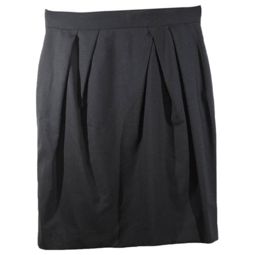 Pre-owned Paul Smith Silk Mini Skirt In Black