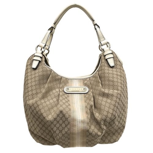 Pre-owned Celine Cloth Handbag In Ecru