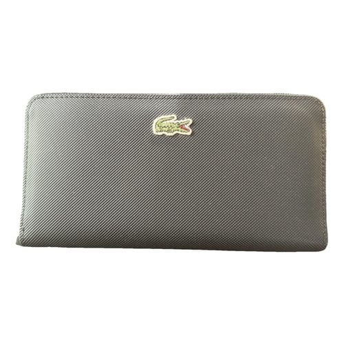Pre-owned Lacoste Leather Small Bag In Black