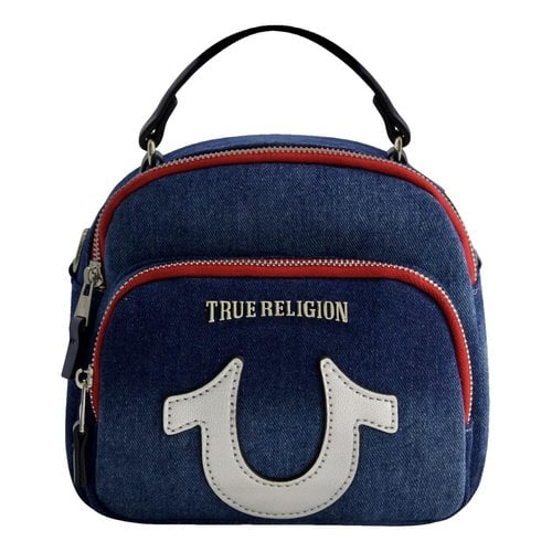 Pre-owned True Religion Backpack In Blue