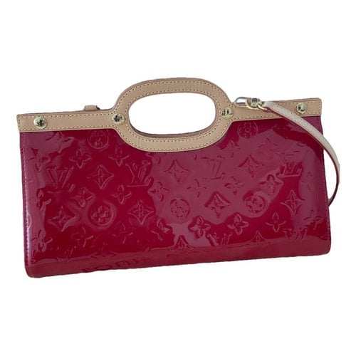 Pre-owned Louis Vuitton Roxbury Patent Leather Handbag In Red