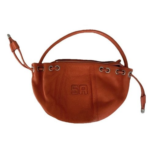 Pre-owned Sonia Rykiel Leather Handbag In Orange
