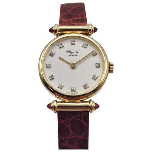 Pre-owned Chopard Yellow Gold Watch In White
