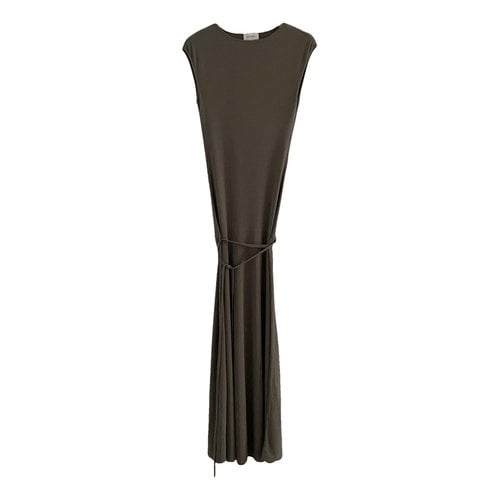 Pre-owned Lemaire Maxi Dress In Grey