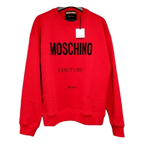 Pre-owned Moschino Sweatshirt In Red