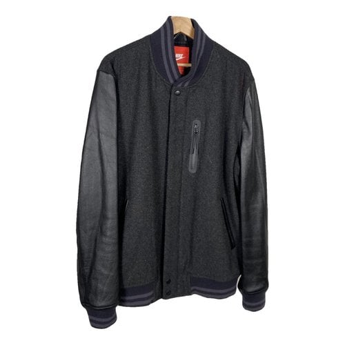 Pre-owned Nike Wool Jacket In Anthracite