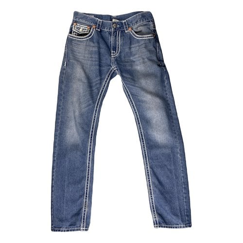 Pre-owned True Religion Trousers In Blue
