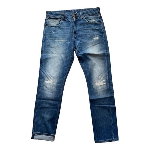 Pre-owned 7 For All Mankind Slim Jean In Blue