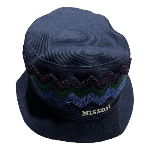 Pre-owned Missoni Hat In Blue