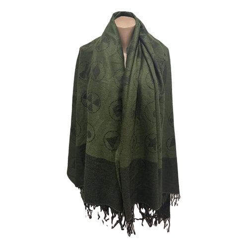 Pre-owned Fendi Scarf In Green