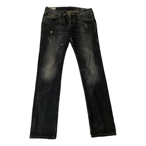 Pre-owned Urban Originals Straight Jeans In Blue