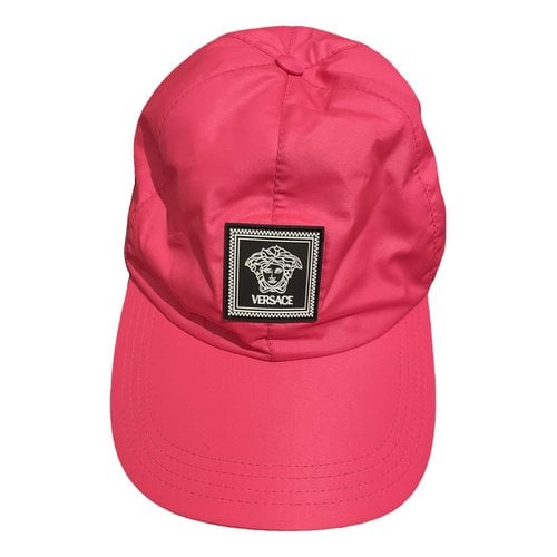 Pre-owned Versace Hat In Pink