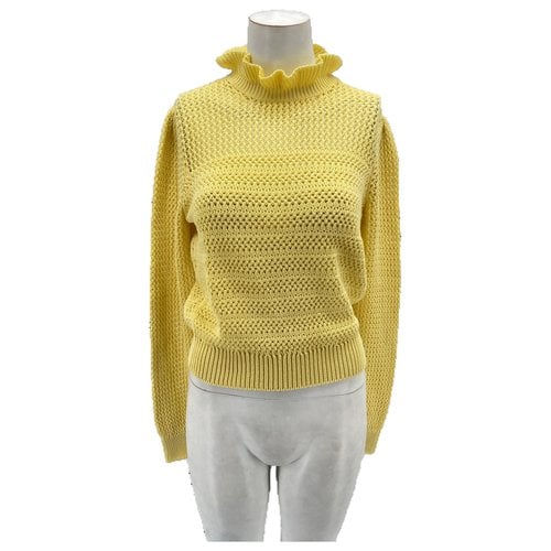 Pre-owned Celine Jumper In Yellow