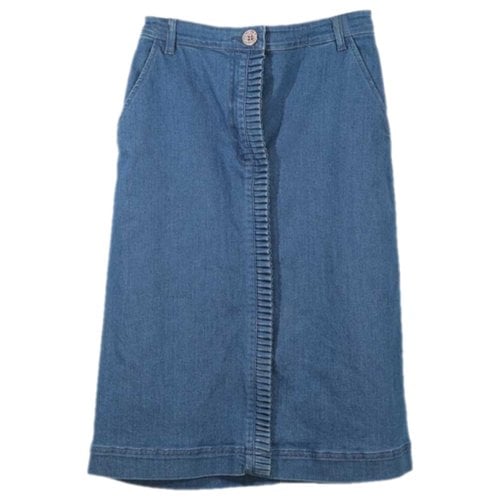 Pre-owned Manoush Mid-length Skirt In Blue