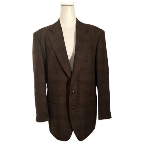 Pre-owned Givenchy Wool Vest In Brown